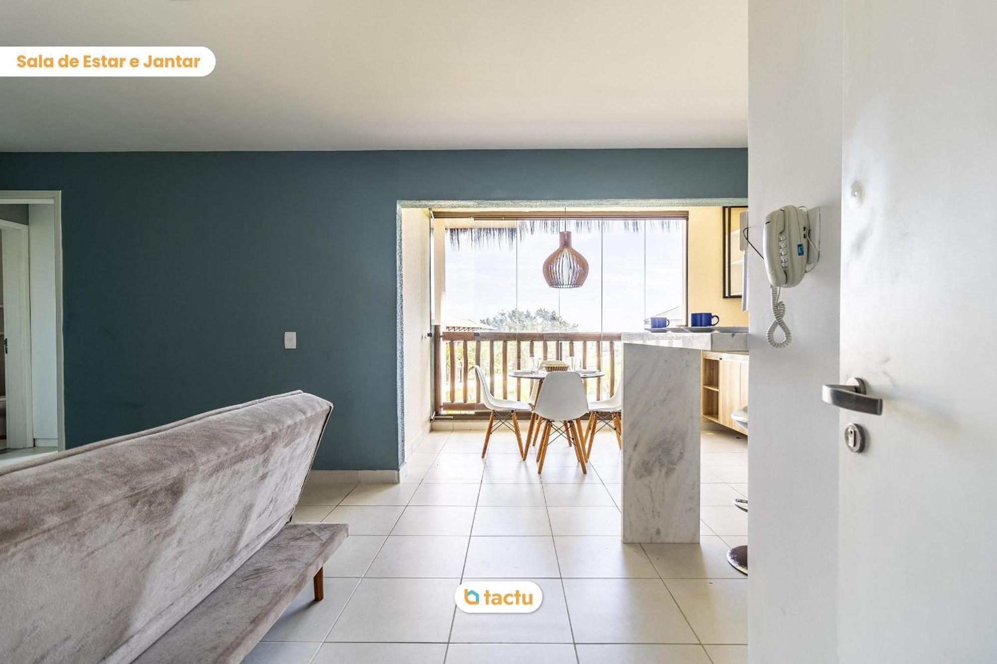 Apto Com Linda Varanda No Vg Sun Cumbuco Por Tactu Exterior foto